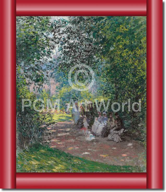 Im Park Monceau von Claude Monet
