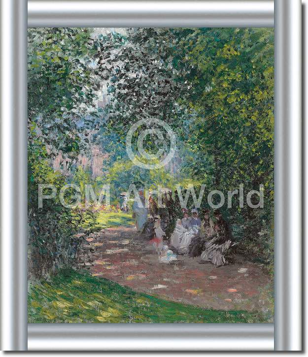 Im Park Monceau von Claude Monet