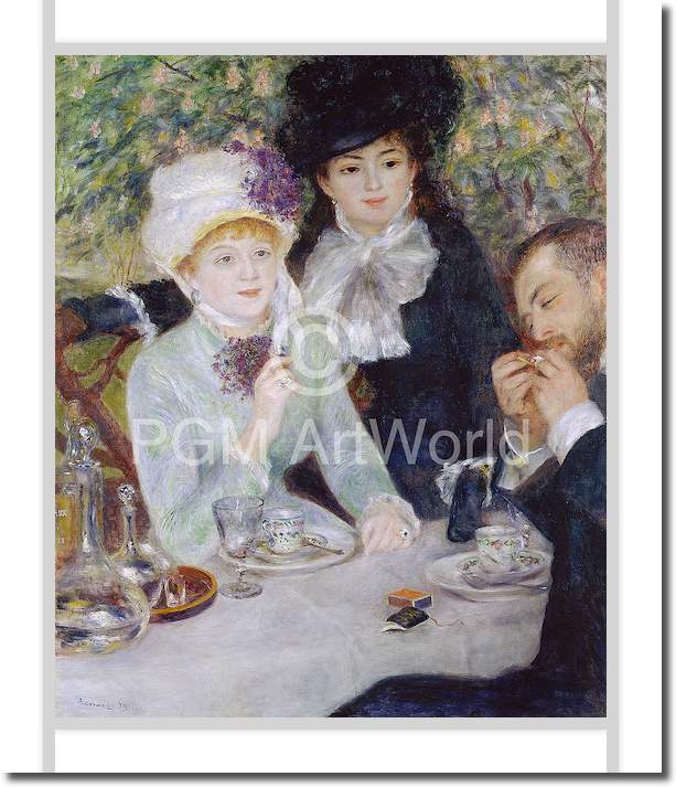 Nach dem Mittagessen von Pierre Auguste Renoir