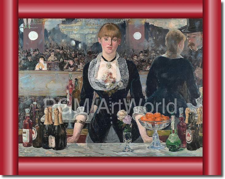 Bar in den Folies-Bergère von Manet Edouard