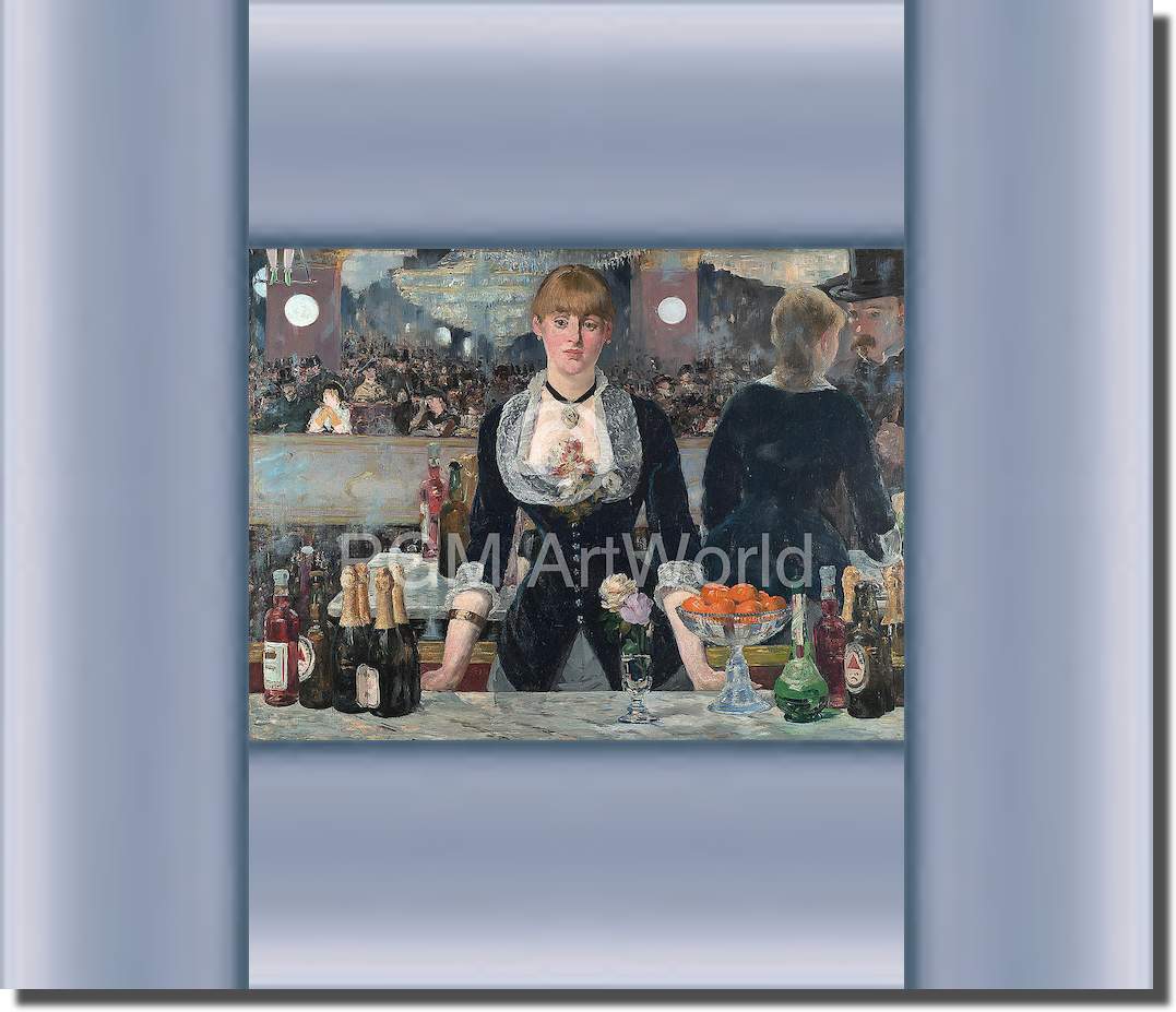 Bar in den Folies-Bergère von Manet Edouard